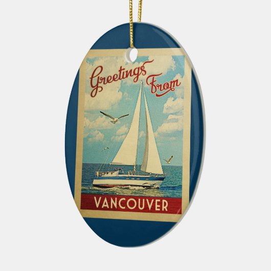 Vancouver Ornament Sailboat B.C. Canada (Links)