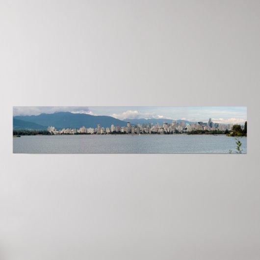 Vancouver Panorama Poster (Voorkant)