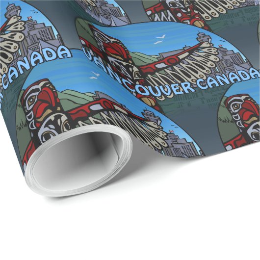 Vancouver Papier voor persoonlijk cadeaupapier (Rol Hoek)