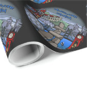 Vancouver Papier voor persoonlijk cadeaupapier (Rol Hoek)