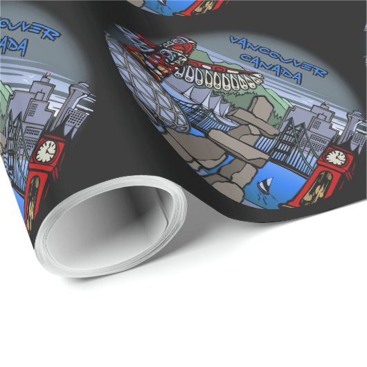 Vancouver Papier voor persoonlijk cadeaupapier (Rol Hoek)