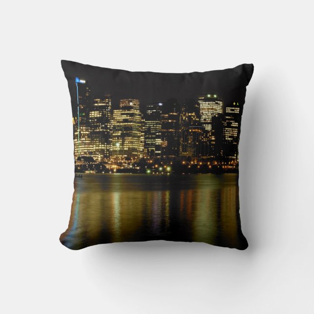 Vancouver Pillow - Gepersonaliseerde Vancouver - S Kussen (Voorkant)