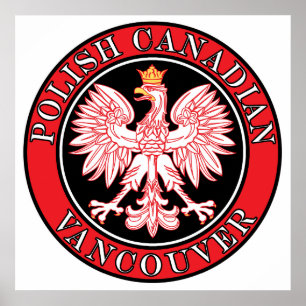 Vancouver Poolse Canadese adelaar Poster