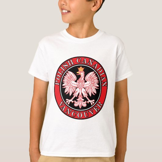 Vancouver Poolse Canadese adelaar T-shirt (Voorkant)