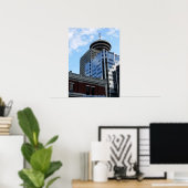 Vancouver Poster Print Vancouver Cityscape Print (Thuiskantoor)