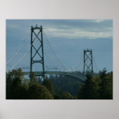 Vancouver Poster Print Vancouver Cityscape Print (Voorkant)