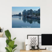 Vancouver Poster Print Vancouver Cityscape Print (Thuiskantoor)