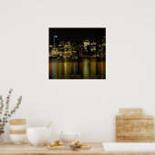 Vancouver Poster Print Vancouver Cityscape Print (Keuken)