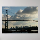 Vancouver Poster Vancouver Lions Gate Souvenir (Voorkant)