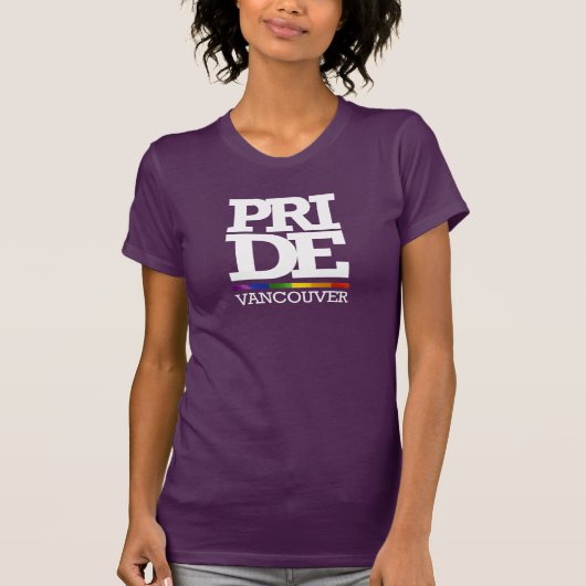 VANCOUVER PRIDE - .png T-shirt (Voorkant)