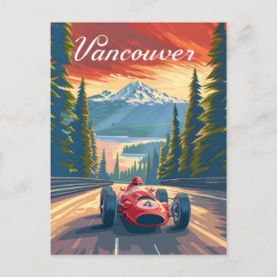 Vancouver  raceauto briefkaart