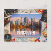 Vancouver – Reflecties op de Stille Oceaan Briefkaart (Voorkant)