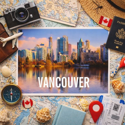 Vancouver – Reflecties op de Stille Oceaan Briefkaart