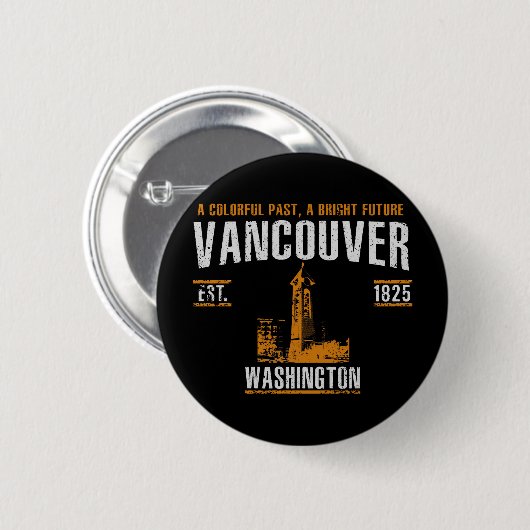 Vancouver Ronde Button 5,7 Cm (Voorkant /achterkant)
