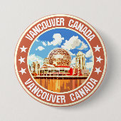 Vancouver Ronde Button 7,6 Cm (Voorkant)