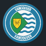 Vancouver Round Emblem Magneet<br><div class="desc">Vancouver Round Emblem</div>