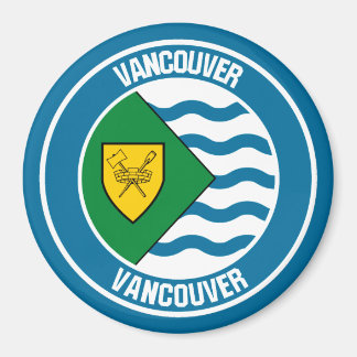 Vancouver Round Emblem Magneet