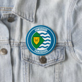 Vancouver Round Emblem Ronde Button 7,6 Cm (In situ)