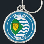 Vancouver Round Emblem Sleutelhanger<br><div class="desc">Vancouver Round Emblem</div>