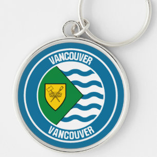 Vancouver Round Emblem Sleutelhanger
