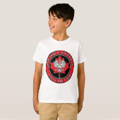 Vancouver Round Poland Canadees Leaf T-shirt (Voorkant volledig)
