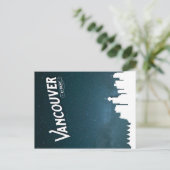 Vancouver 's nachts - briefkaart (Staand voorkant)