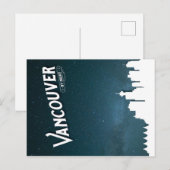 Vancouver 's nachts - briefkaart (Voorkant / Achterkant)