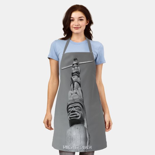 Vancouver Schort Vancouver Totem Pole Souvenirs (Gedragen)