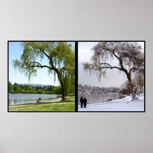 Vancouver Seizoenen Poster Print Canada Souvenir (Voorkant)