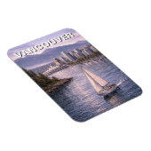 Vancouver Silhouette Canada Reizen Magneet (Rechterzijde)