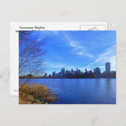 Vancouver Skyline Briefkaart (Voorkant / Achterkant)