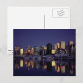 Vancouver skyline, British Columbia, Canada Briefkaart (Voorkant / Achterkant)