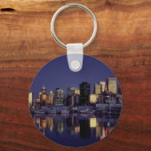 Vancouver skyline, British Columbia, Canada Sleutelhanger (Voorkant)