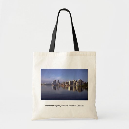 Vancouver skyline, British Columbia, Canada Tote Bag (Voorkant)