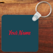 Vancouver Skyline British Columbia Retro Canada Sleutelhanger (Achterkant)