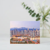 Vancouver Skyline, Brits-Columbia, Canada Briefkaart (Staand voorkant)