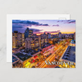 Vancouver Skyline, Brits-Columbia, Canada Briefkaart (Voorkant / Achterkant)