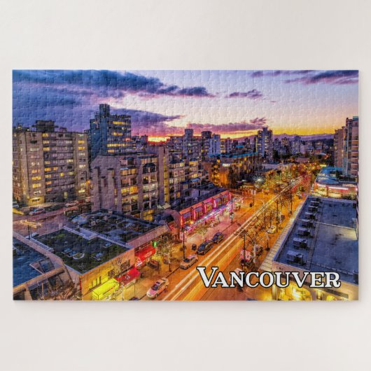 Vancouver Skyline, Brits-Columbia, Canada Legpuzzel (Horizontaal)
