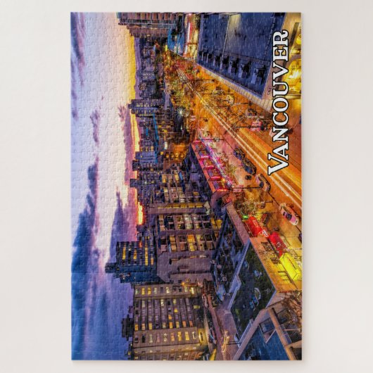 Vancouver Skyline, Brits-Columbia, Canada Legpuzzel (Verticaal)