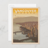 Vancouver Skyline | Canada Briefkaart (Voorkant / Achterkant)