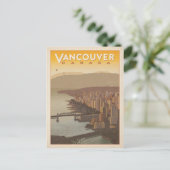 Vancouver Skyline | Canada Briefkaart (Staand voorkant)