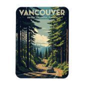  Vancouver Skyline Canada Reizen Magneet (Verticaal)