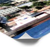 Vancouver skyline, gelabeld, perfect poster (Hoek)