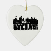 Vancouver Skyline Keramisch Ornament (Rechts)