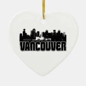 Vancouver Skyline Keramisch Ornament (Voorkant)