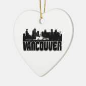 Vancouver Skyline Keramisch Ornament (Links)