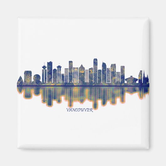 Vancouver Skyline Magneet (Voorkant)