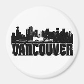 Vancouver Skyline Magneet (Voorkant)