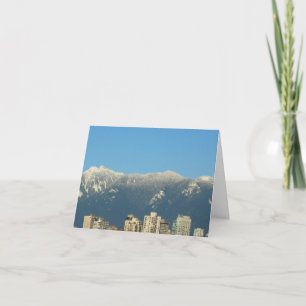 Vancouver Skyline Note Card Bedankkaart