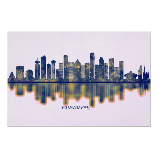 Vancouver Skyline Perfect Poster (Voorkant)